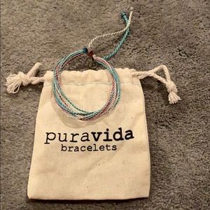 Pura vida three color bracelet